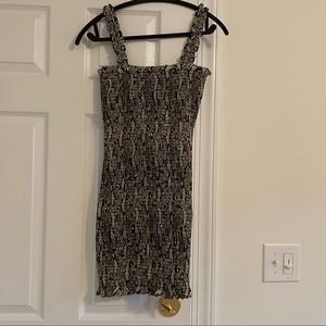 Snake Mini Dress